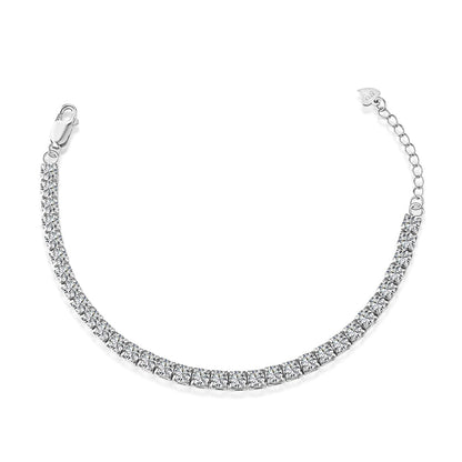 [Elite]Sparkling Radiant Princess Cut Tennis Bracelet