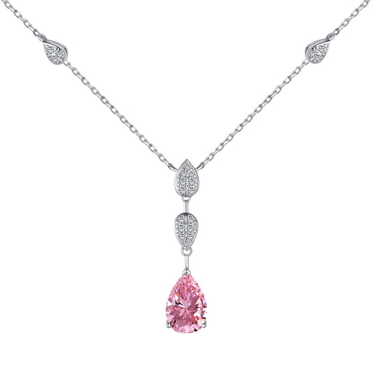 [Elite]Dazzling Pear Cut Necklace