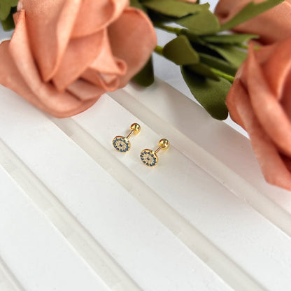 [Elite]Devil's Eye Ear Bone Nail Earrings