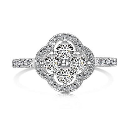 [Elite]Four Leaf Clover Flower Design Ring