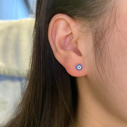 [Elite]Devil's Eye Ear Bone Nail Earrings