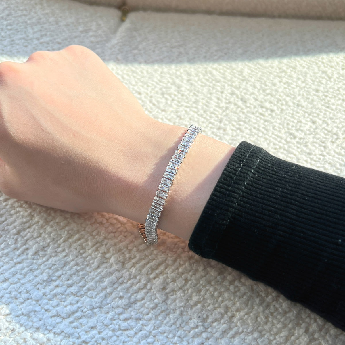 [Elite]Exquisite Emerald Cut Daily Bracelet