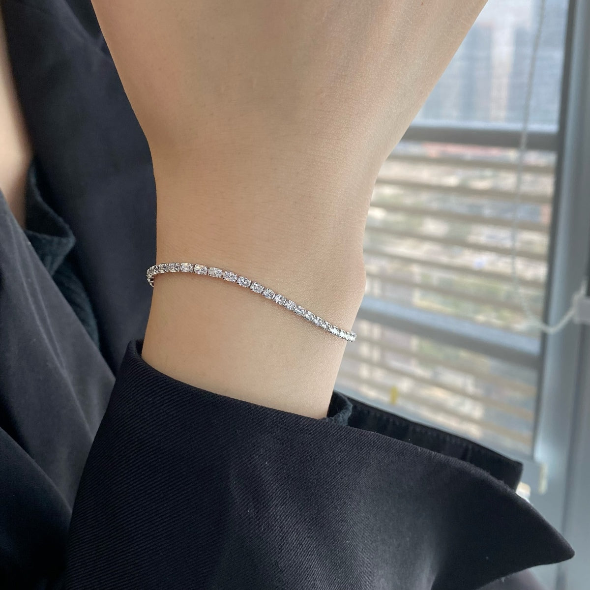 [Elite]Elegant Emerald Cut Daily Bracelet