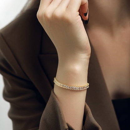 [Elite]Exquisite Emerald Cut Daily Bracelet