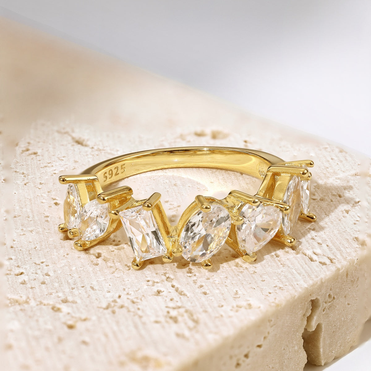 [Elite]Delicate Multi Cut Ring