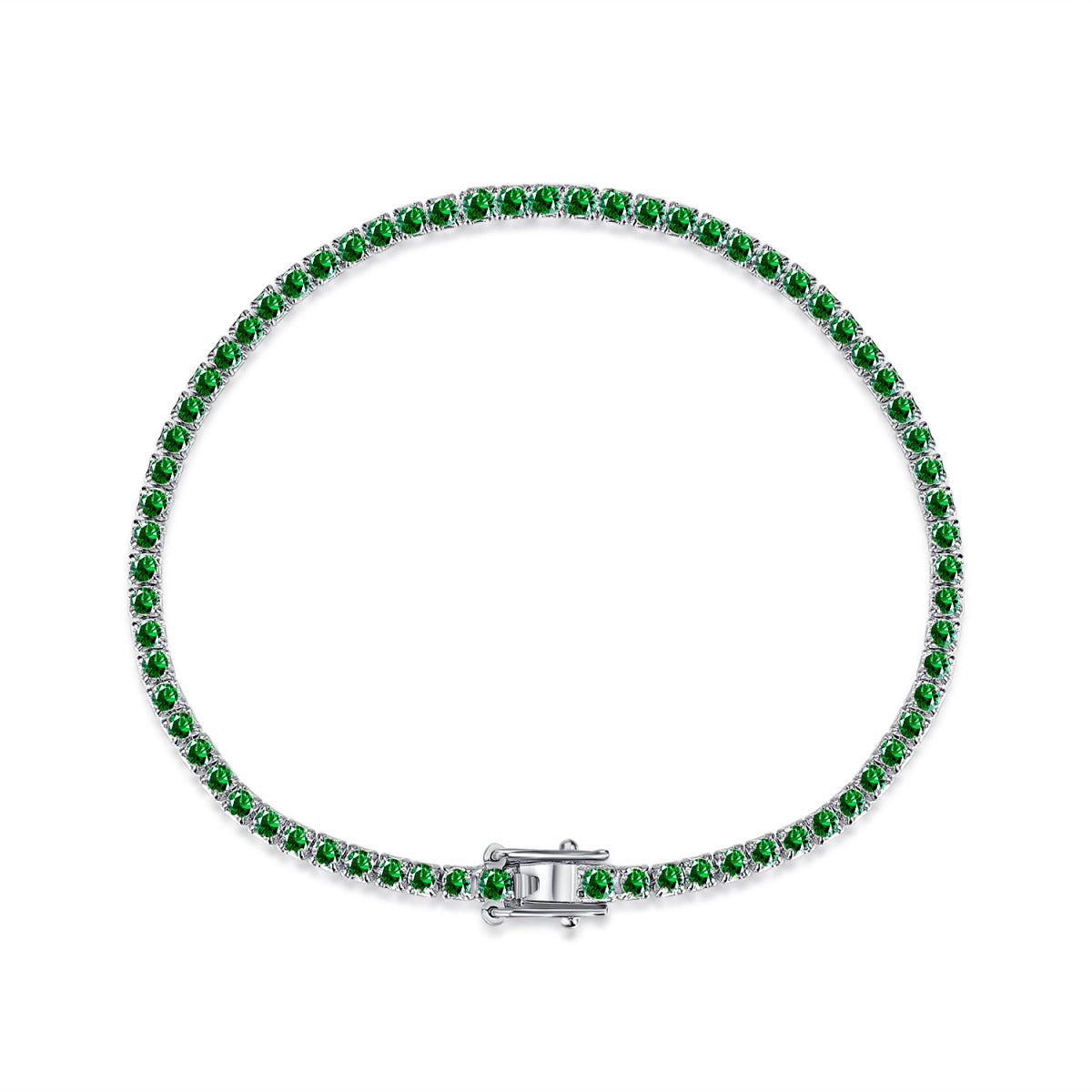 [Elite]Dazzling Colorful Round Cut Daily Bracelet