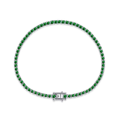 [Elite]Dazzling Colorful Round Cut Daily Bracelet