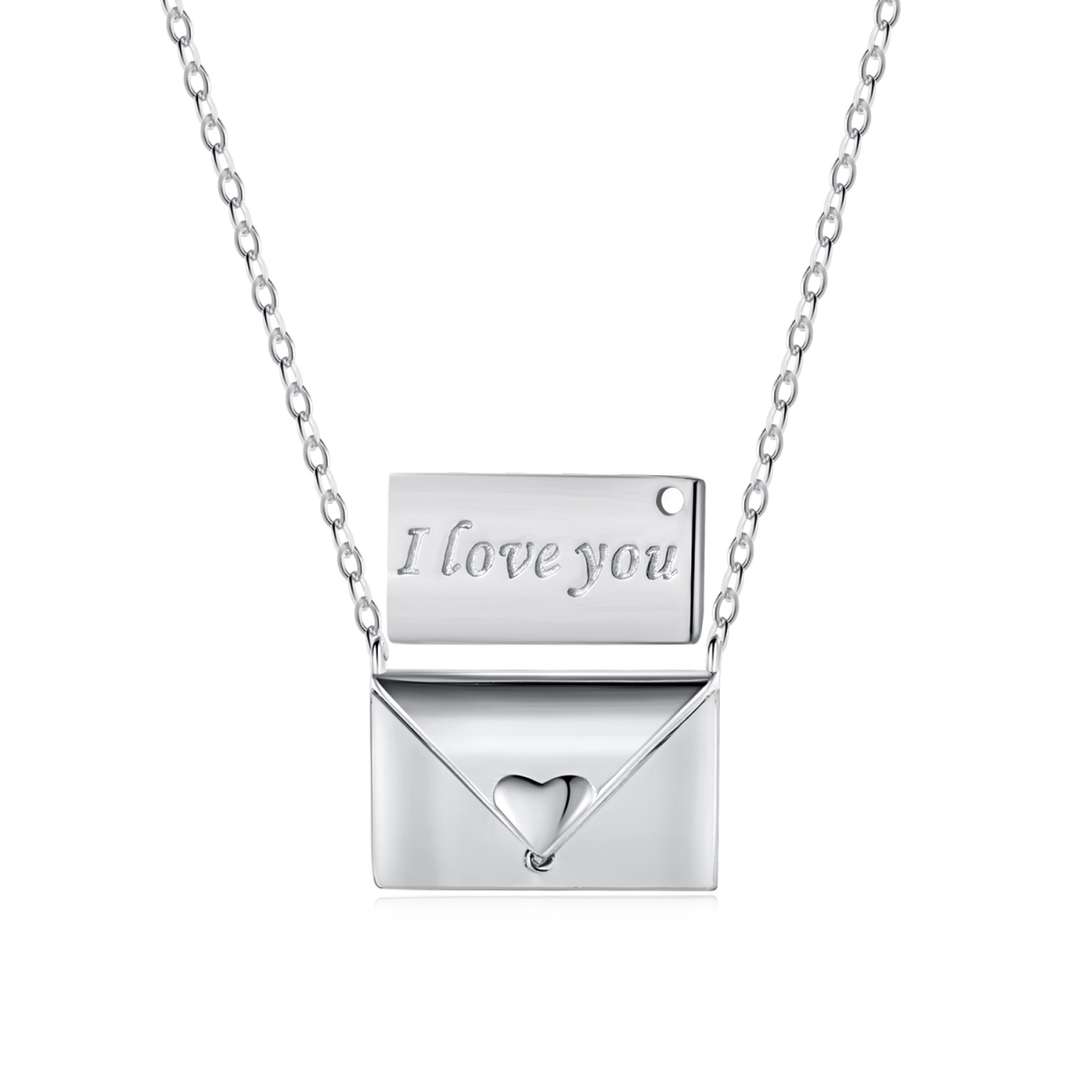 [Elite]Envelope Heart Shape Mother's Day Necklace