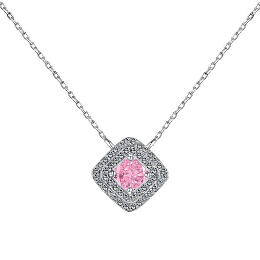 [Elite]Sparkling Asscher Cut Necklace