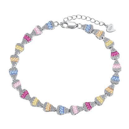 [Elite]Radiant Water Drop Shape Daily Bracelet