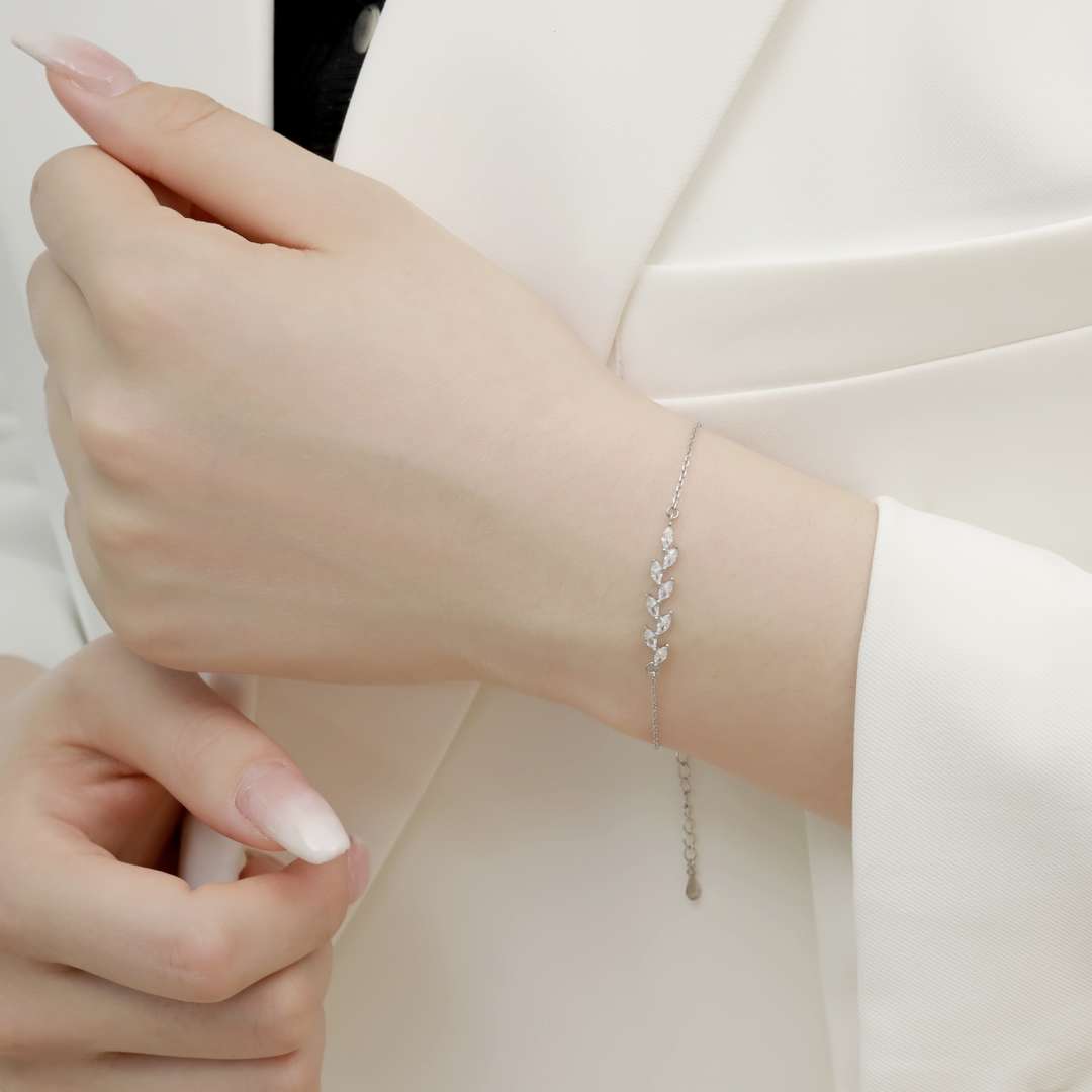 [Elite]Elegant Wheat Leaves Shape Bracelet