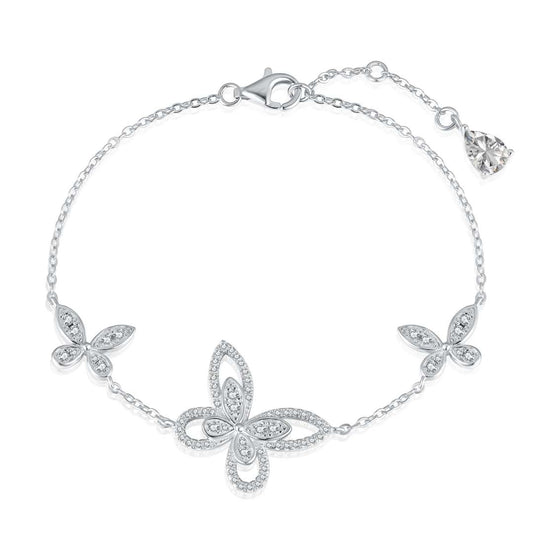 [Elite]Delicate Butterfly Pendant Bracelet