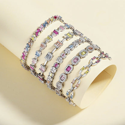 [Elite]Exquisite Ornate Emerald Cut Daily Bracelet