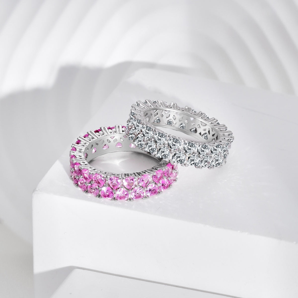 [Elite]Sparkling Full Heart Ring