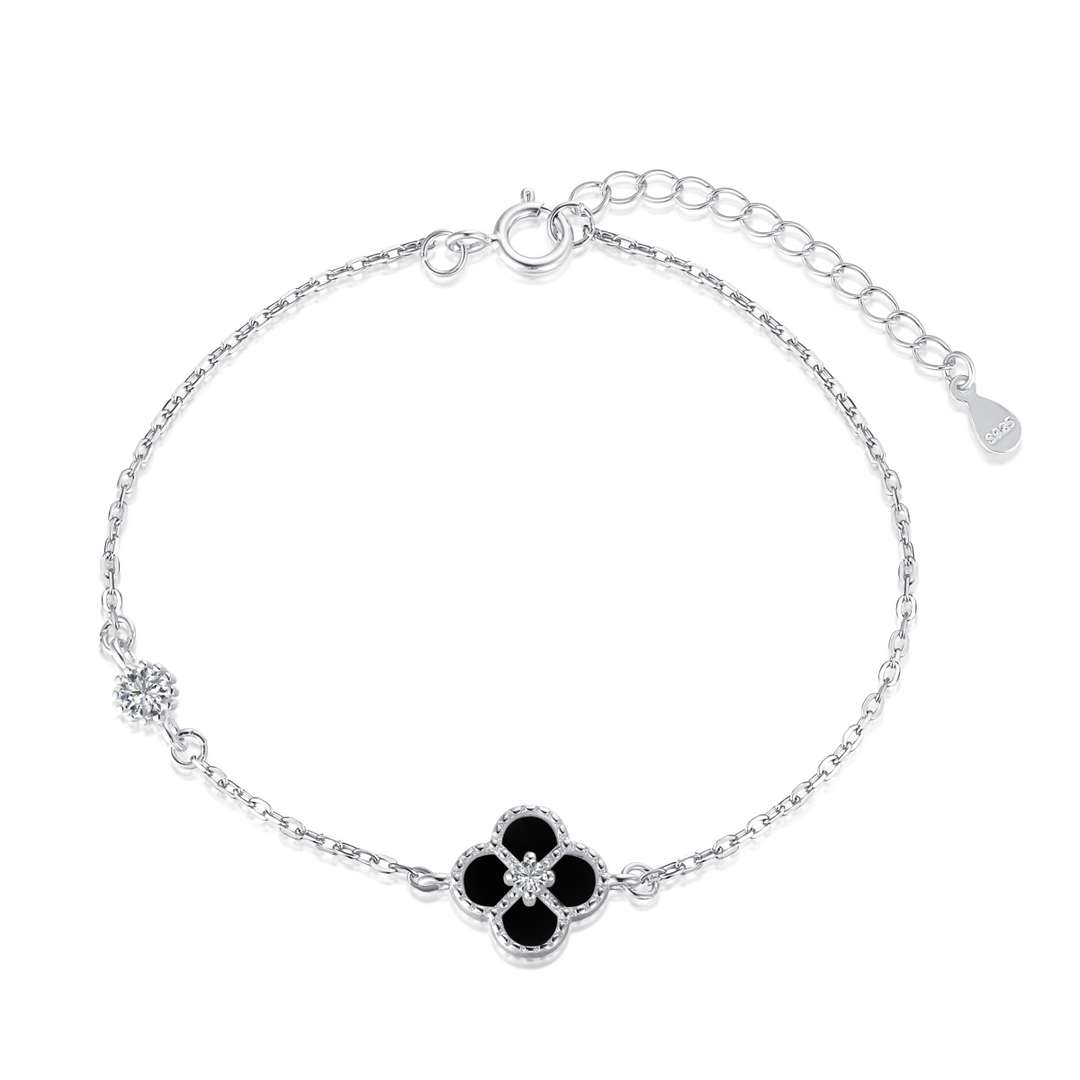 [Elite]Delicate Four Leaf Clover Bracelet