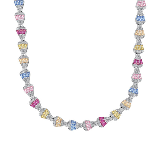[Elite]Radiant Colorful Rainbow Necklace