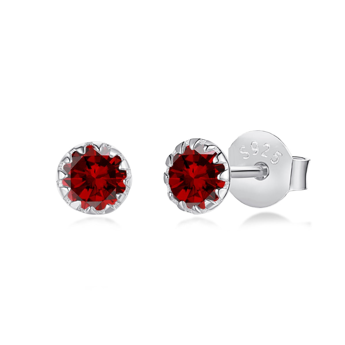 [Elite]Sparkling Colorful Round Shape Earrings