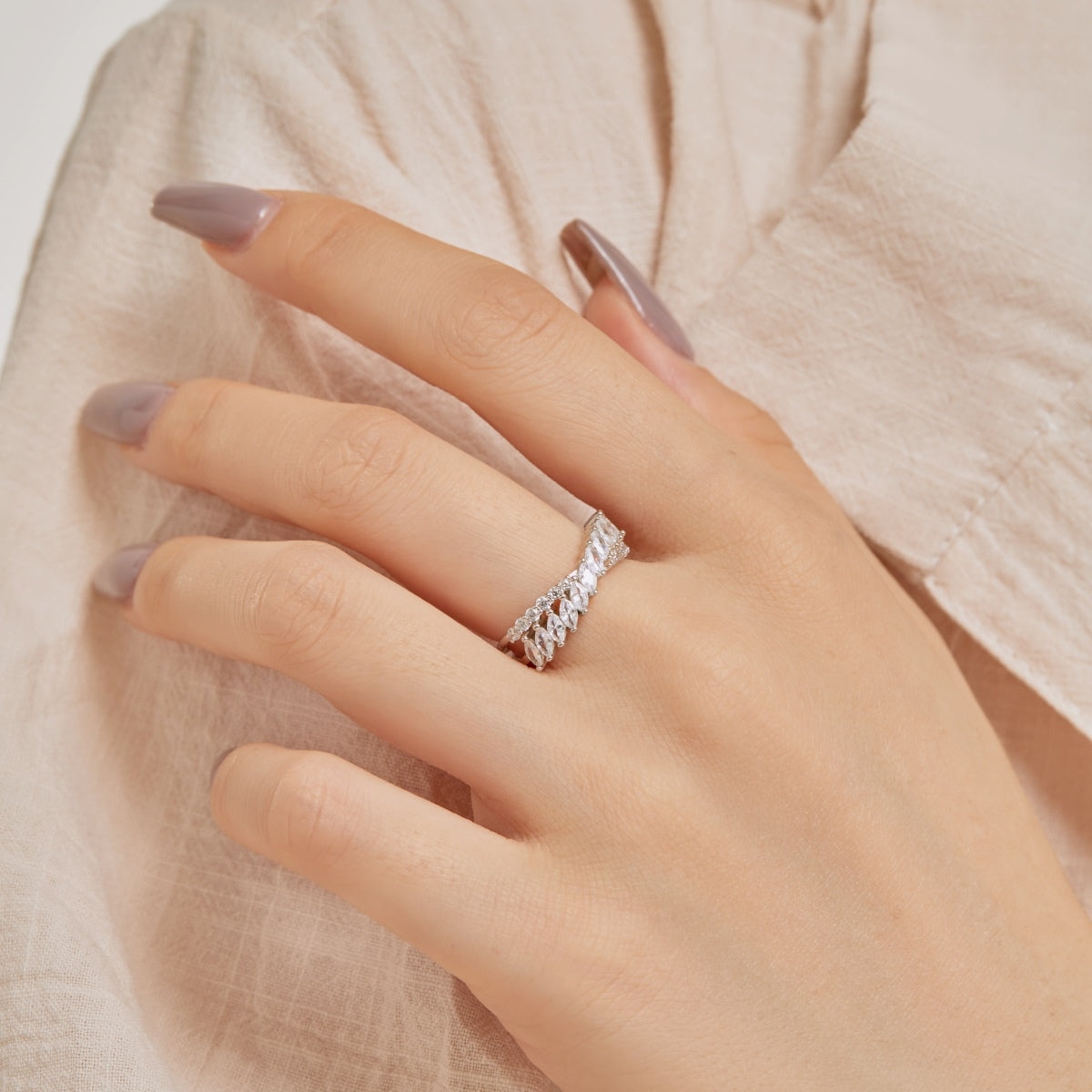 [Elite]Unique Colorful Marquise Cut Daily Ring