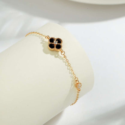 [Elite]Delicate Four Leaf Clover Bracelet