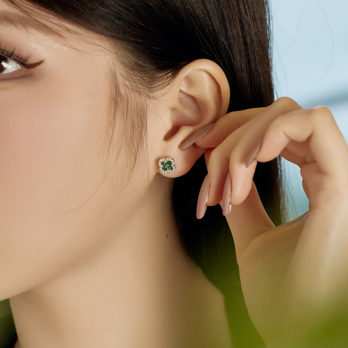 [Elite]Four-Leaf Clover Flower Shaped Earrings