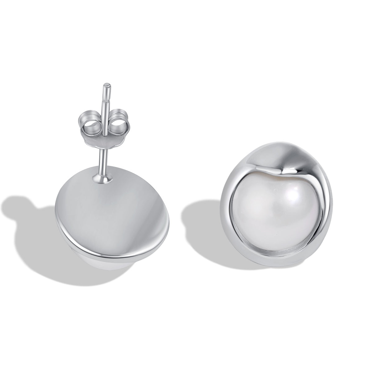 [Elite]Dainty Bread Pearl Earrings