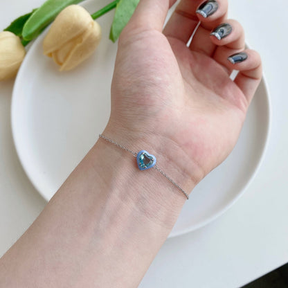 [Elite]Sparkling Romantic Heart Shape Lover Bracelet