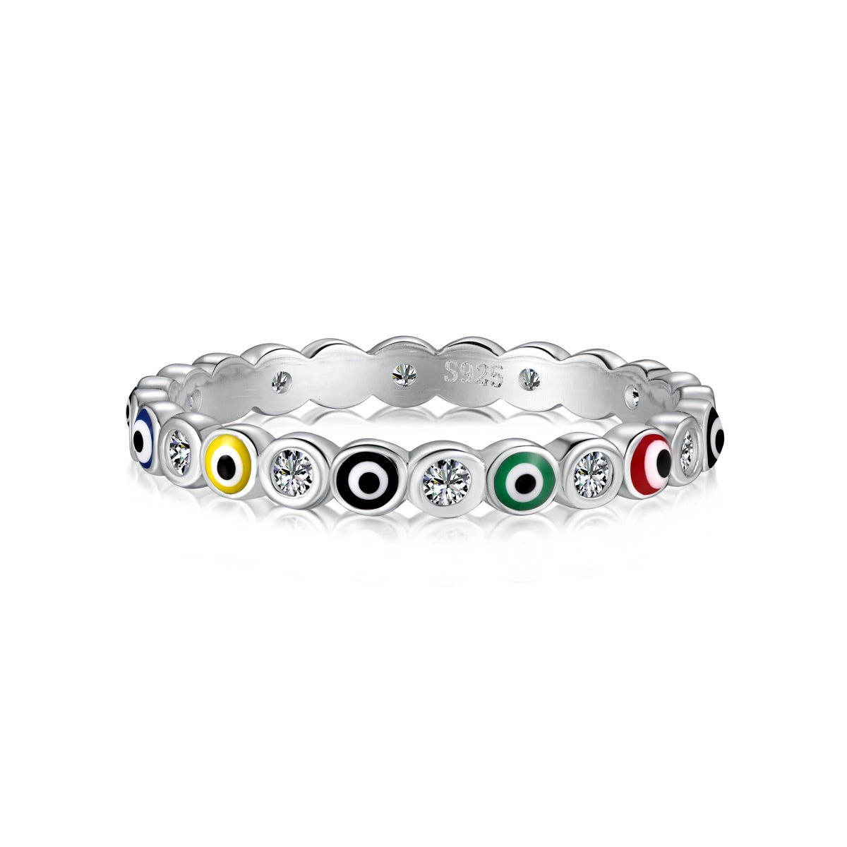 [Elite]Sparkling Vibrant Round Shape Daily Ring