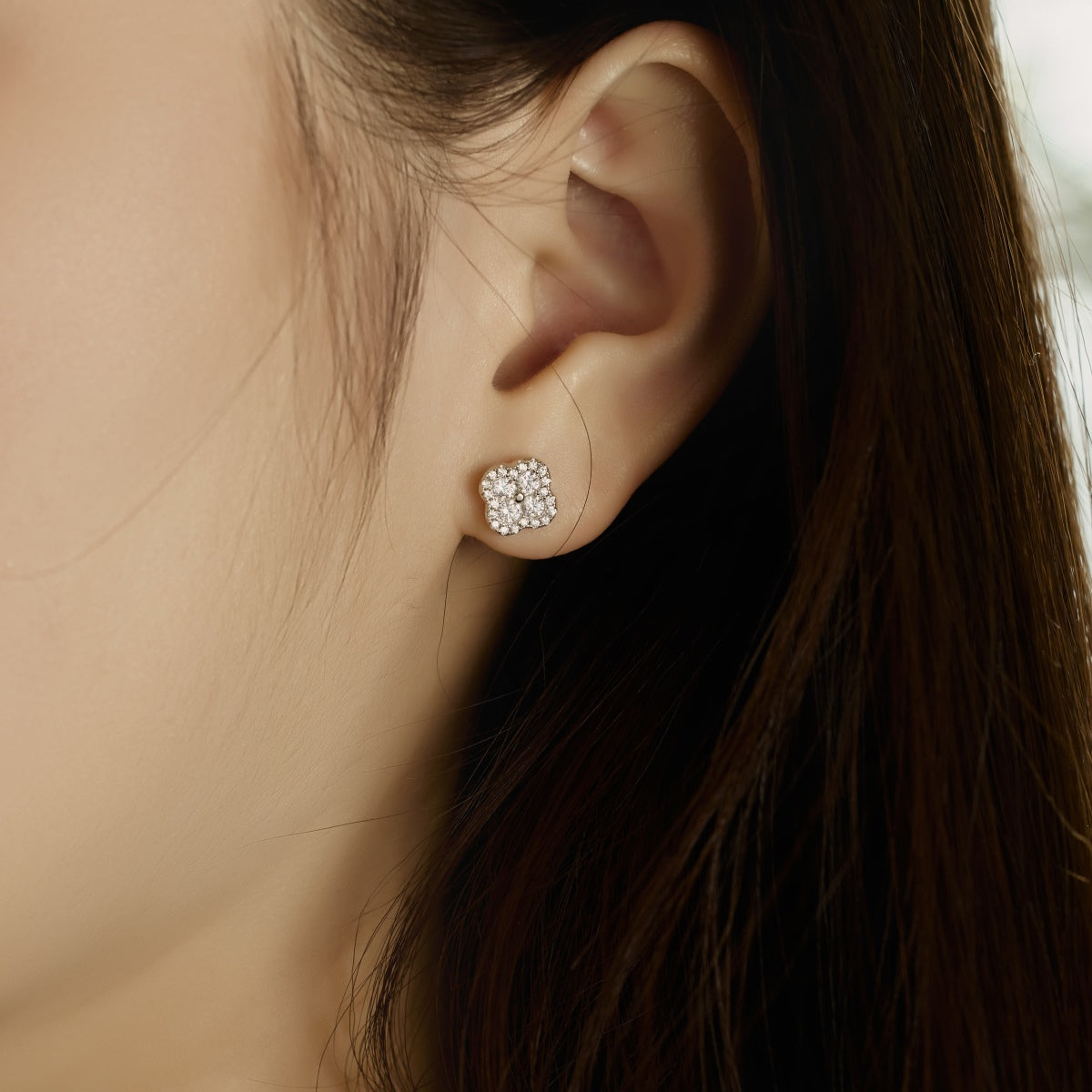 [Elite]Four-Leaf Clover Flower Shaped Earrings