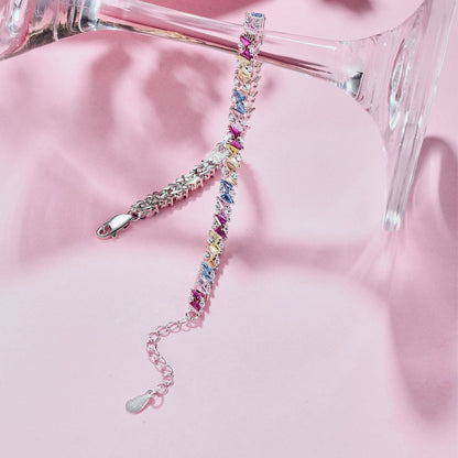 [Elite]Ornate Sparkling Multi Cut Party Bracelet