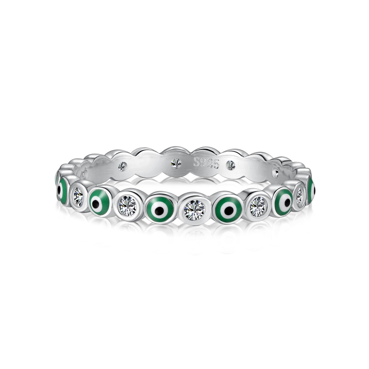 [Elite]Sparkling Vibrant Round Shape Daily Ring