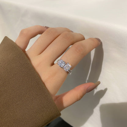 [Elite]2.0 Carat Scintillating Ornate Radiant Cut Party Ring