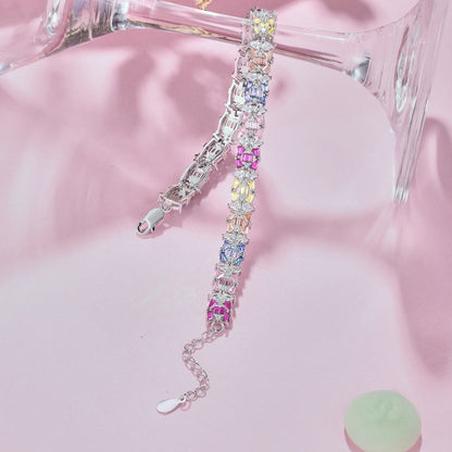 [Elite]Delicate Colorful Multi Cut Party Bracelet