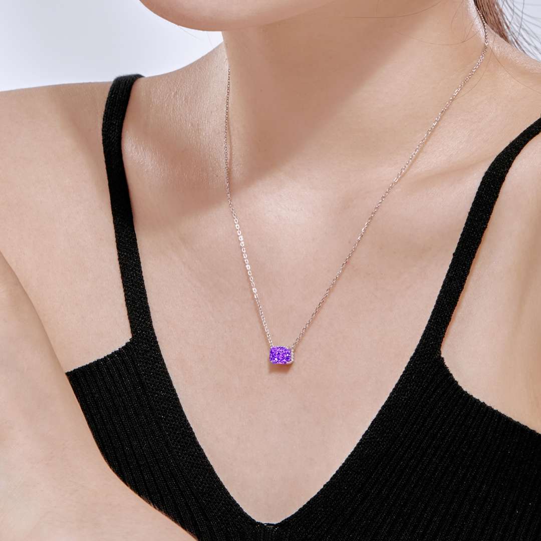 [Elite]Luxurious Square Shape Colorful Necalack