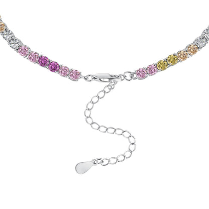 [Elite]Delicate Colorful Tennis Necklace