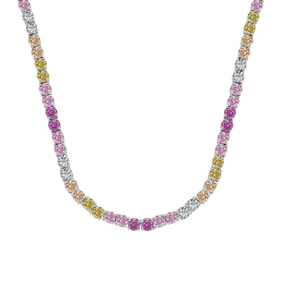 [Elite]Delicate Colorful Tennis Necklace
