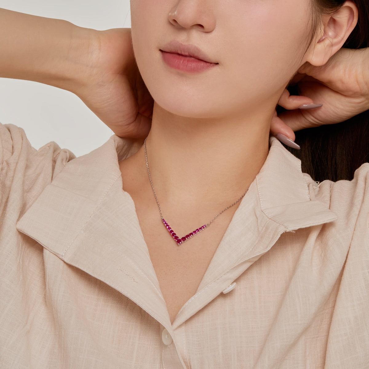 [Elite]Ornate Round Cut Necklace