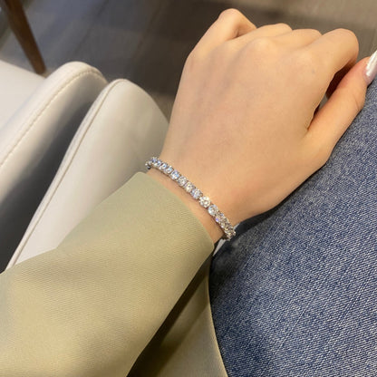 [Elite]Ornate Sparkling Round Cut Wedding Bracelet