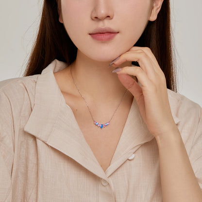 [Elite]Dainty Colorful Heart Necklace