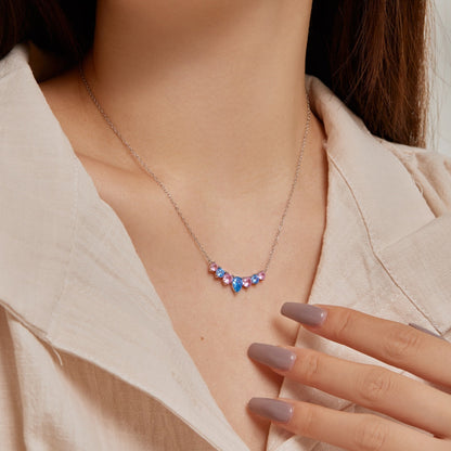 [Elite]Dainty Colorful Heart Necklace