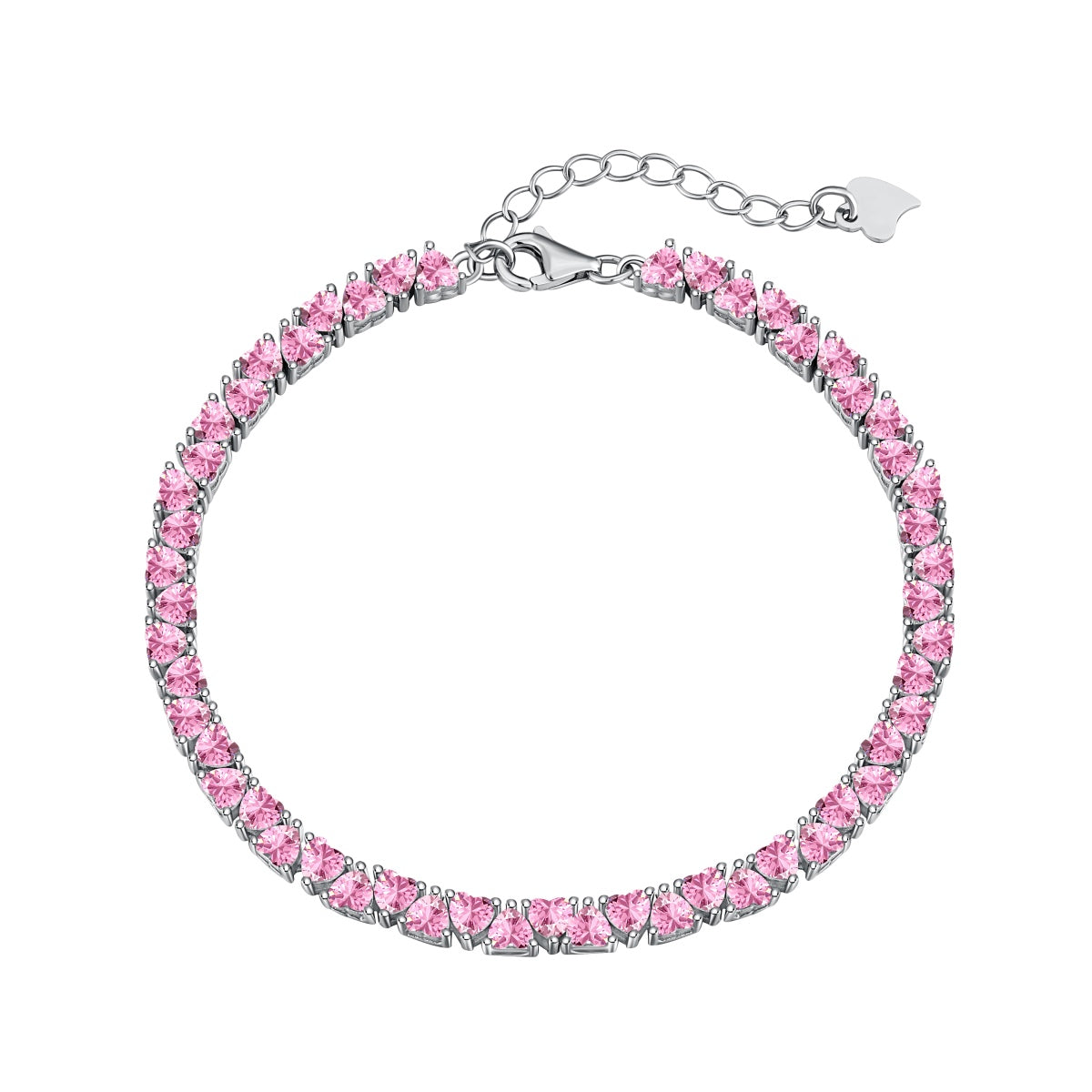 [Elite]Dazzling Romantic Heart Shape Lover Bracelet