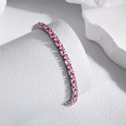 [Elite]Dazzling Romantic Heart Shape Lover Bracelet