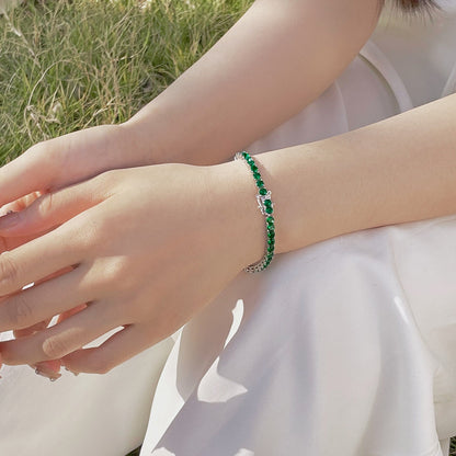 [Elite]Radiant Colorful Round Cut Party Bracelet