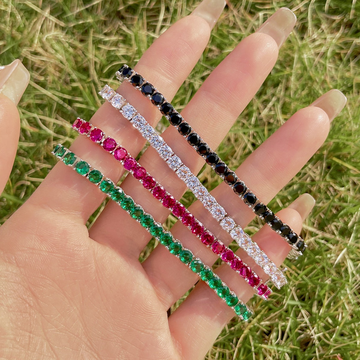 [Elite]Radiant Colorful Round Cut Party Bracelet