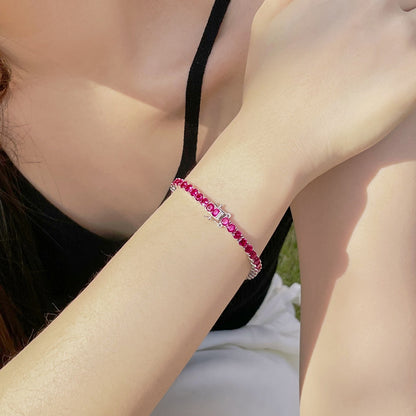 [Elite]Radiant Colorful Round Cut Party Bracelet