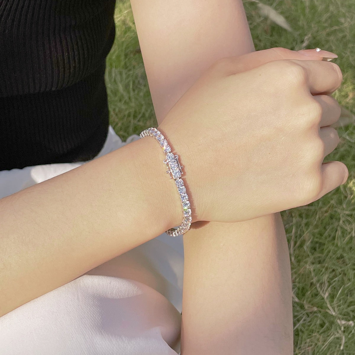 [Elite]Radiant Colorful Round Cut Party Bracelet