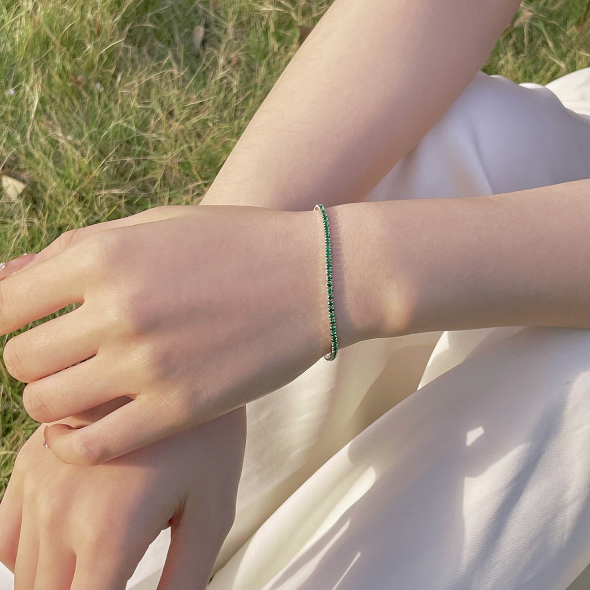 [Elite]Radiant Colorful Round Cut Party Bracelet