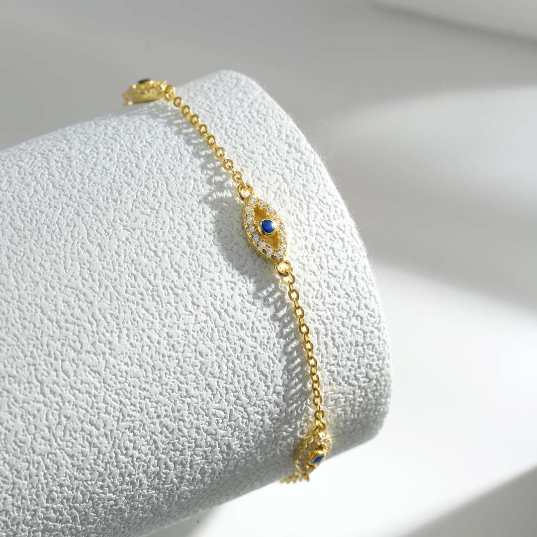 [Elite]Evil Eye Shape Pendent Necklace