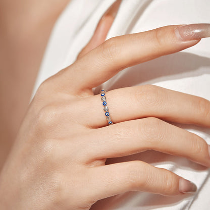 [Elite]Radiant Colorful Round Shape Daily Ring