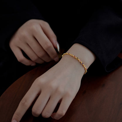 [Elite]Sparkling Exquisite Round Cut Party Bracelet