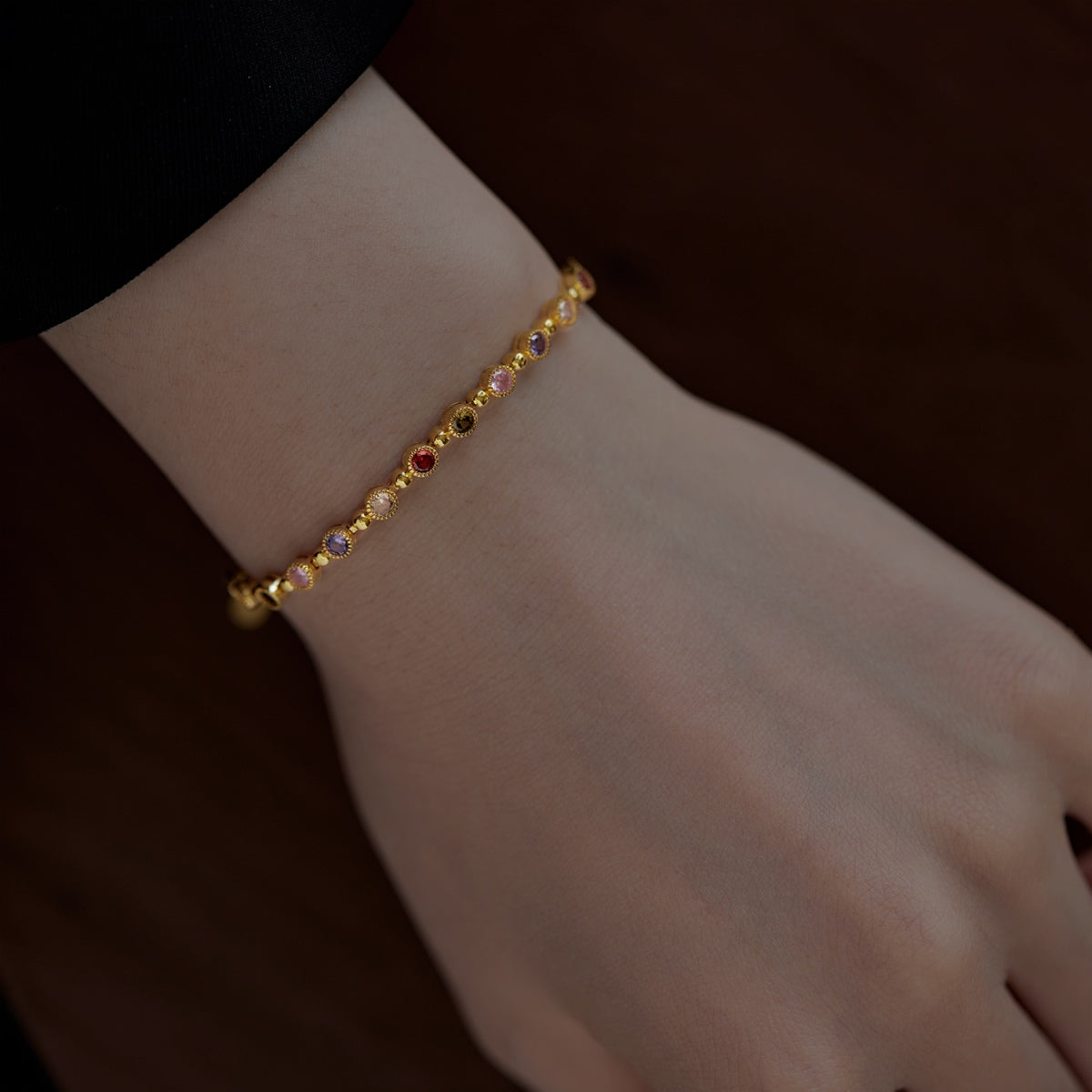 [Elite]Sparkling Exquisite Round Cut Party Bracelet